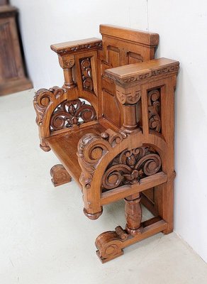 Solid Oak Church Stall-RVK-953447