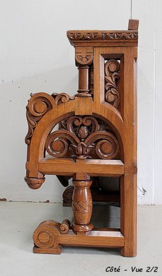 Solid Oak Church Stall-RVK-953447