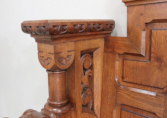 Solid Oak Church Stall-RVK-953447