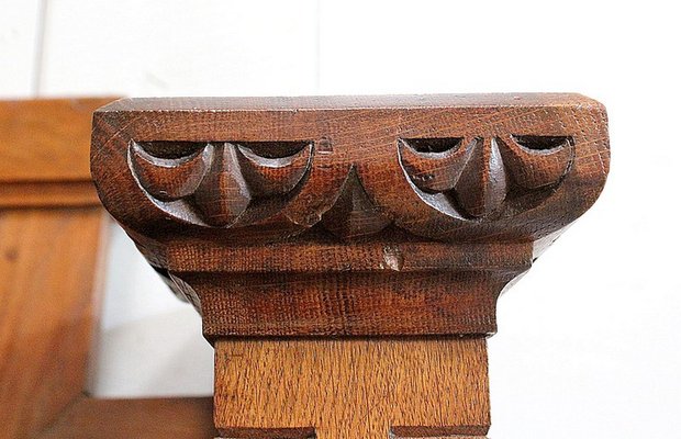 Solid Oak Church Stall-RVK-953447