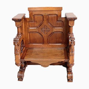 Solid Oak Church Stall-RVK-953447