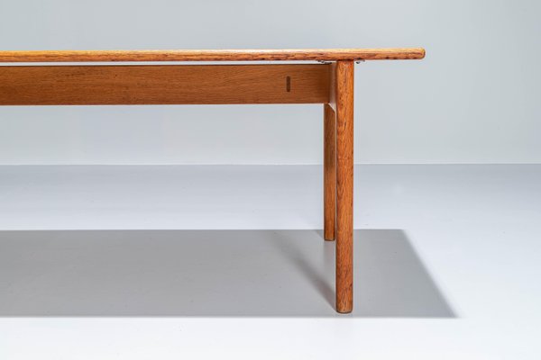 Solid Oak Coffee Table AT-15 by Hans Wegner for Andreas Tuck, Denmark, 1960s-ITV-1299176