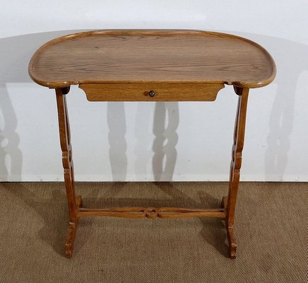 Solid Oak Flying Service Table, 1900-RVK-1185057