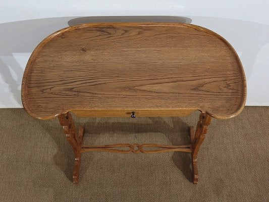 Solid Oak Flying Service Table, 1900-RVK-1185057