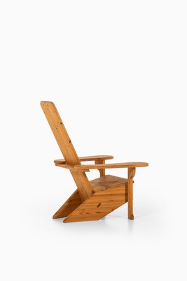 Solid Pine Easy Chair, 1980s-SC-587127