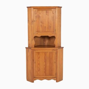 Solid Pine Lovö Corner Cabinet by Axel Einar Hjorth for Nordiska Kompaniet-KMC-1139400