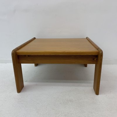 Solid Pine Wood Coffee Table, 1970s-BGP-1126606