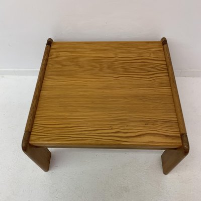 Solid Pine Wood Coffee Table, 1970s-BGP-1126606