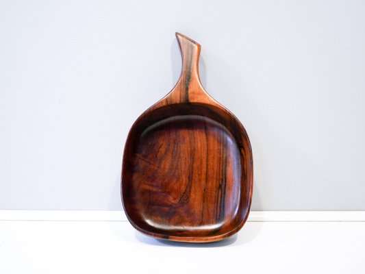 Solid Rosewood Bowl / Tray, 1950s, Denmark-OGU-957649