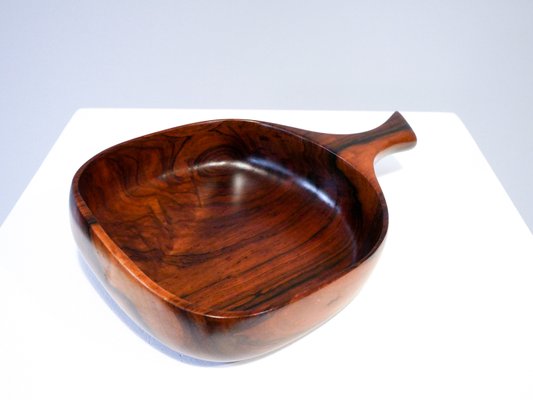 Solid Rosewood Bowl / Tray, 1950s, Denmark-OGU-957649