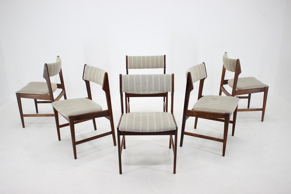 Solid Rosewood Dining Chairs by Erich Buch, Denmark, 1960s, Set of 6-TZ-1232011