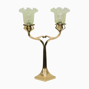 Solid Table Lamp with Opaline Glass Shade-SPD-1054297