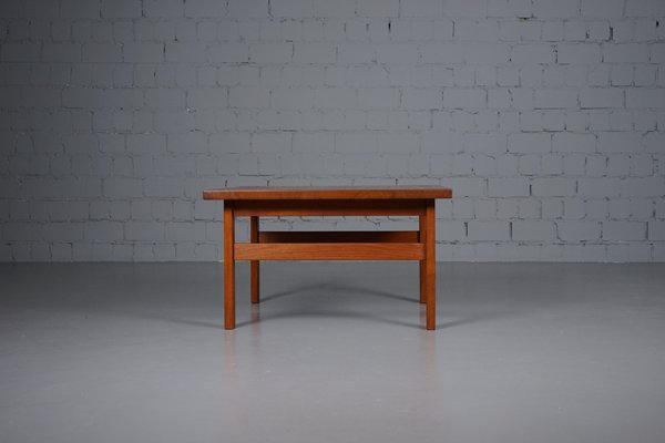 Solid Teak Coffee Table by Niels Bach, 1970s-XNJ-900395