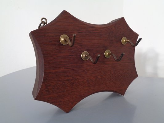 Solid Teak Key Hanger, 1960s-RDW-786947