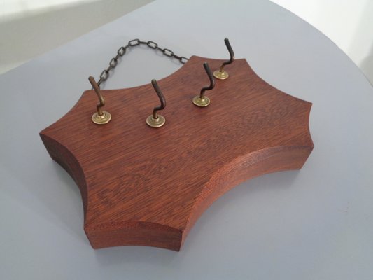 Solid Teak Key Hanger, 1960s-RDW-786947