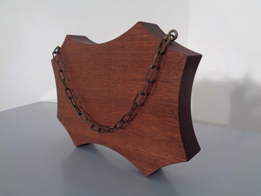 Solid Teak Key Hanger, 1960s-RDW-786947