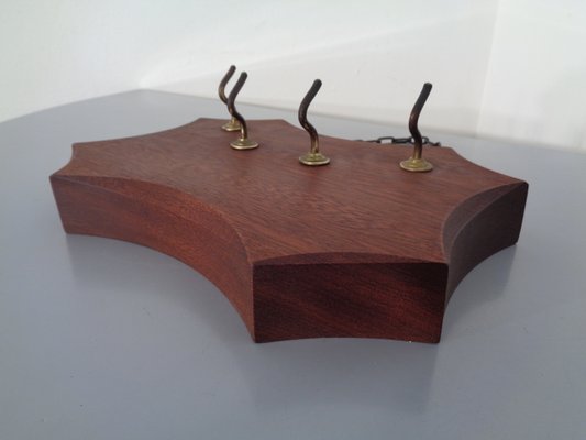 Solid Teak Key Hanger, 1960s-RDW-786947