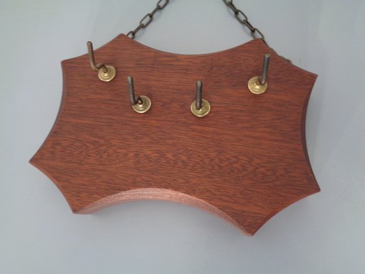 Solid Teak Key Hanger, 1960s-RDW-786947