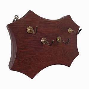 Solid Teak Key Hanger, 1960s-RDW-786947