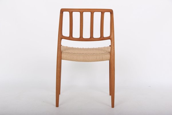 Solid Teak Model 83 Chairs by Niels Otto (N. O.) Møller for J. L. Møllers, Denmark, Set of 4-DQ-978589