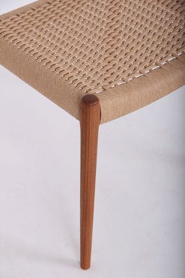 Solid Teak Model 83 Chairs by Niels Otto (N. O.) Møller for J. L. Møllers, Denmark, Set of 4-DQ-978589