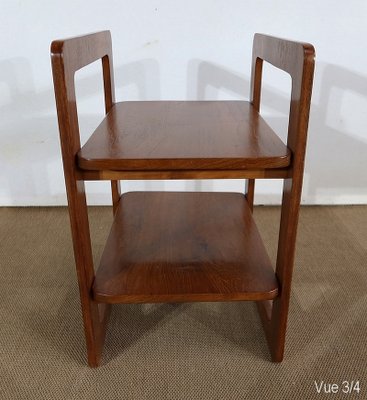 Solid Teak Serving Shelf, 1970s-RVK-1250103