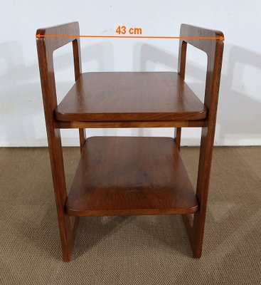 Solid Teak Serving Shelf, 1970s-RVK-1250103