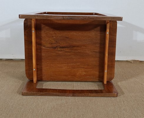 Solid Teak Serving Shelf, 1970s-RVK-1250103