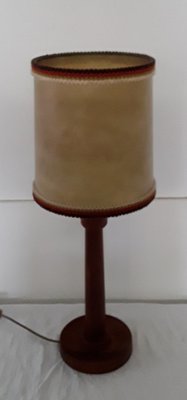 Solid Teak Table Lamp, 1970s-HOI-833770