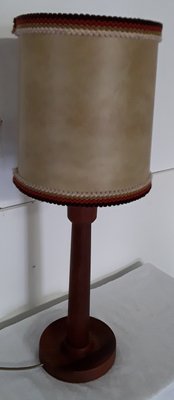 Solid Teak Table Lamp, 1970s-HOI-833770