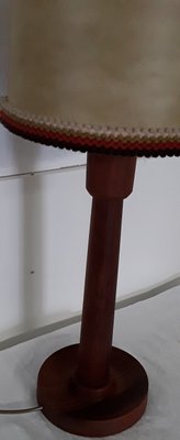 Solid Teak Table Lamp, 1970s-HOI-833770