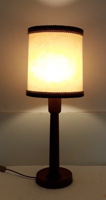 Solid Teak Table Lamp, 1970s-HOI-833770