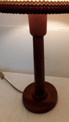 Solid Teak Table Lamp, 1970s-HOI-833770