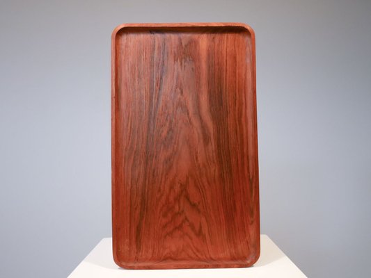 Solid Teak Tray from Karl Holmberg AB Sweden, 1950s-OGU-683394