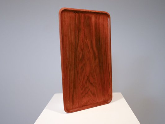 Solid Teak Tray from Karl Holmberg AB Sweden, 1950s-OGU-683394