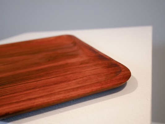 Solid Teak Tray from Karl Holmberg AB Sweden, 1950s-OGU-683394