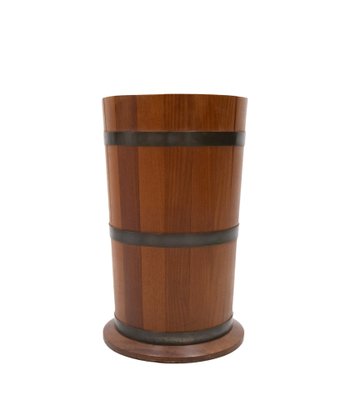 Solid Teak Umbrella Stand from Luxus of Sweden, 1968-GCG-800166