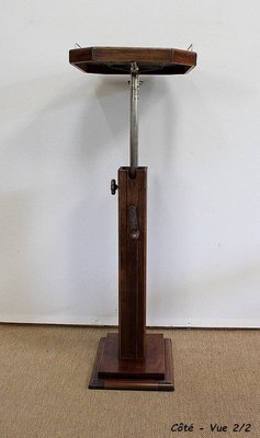 Solid Walnut Lectern, 1940s-RVK-1000065