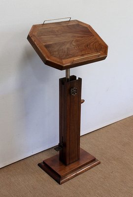 Solid Walnut Lectern, 1940s-RVK-1000065