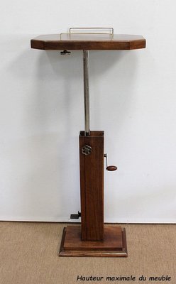 Solid Walnut Lectern, 1940s-RVK-1000065