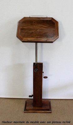 Solid Walnut Lectern, 1940s-RVK-1000065