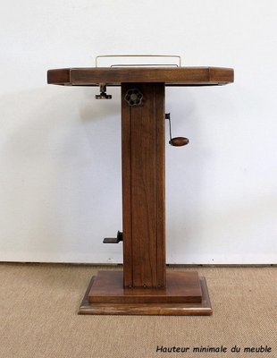 Solid Walnut Lectern, 1940s-RVK-1000065