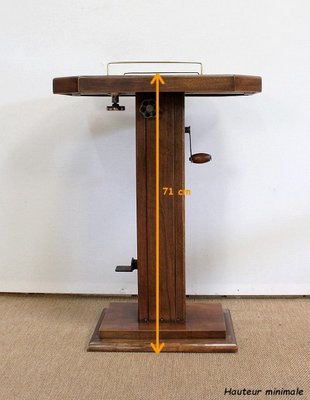 Solid Walnut Lectern, 1940s-RVK-1000065