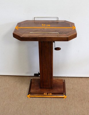 Solid Walnut Lectern, 1940s-RVK-1000065