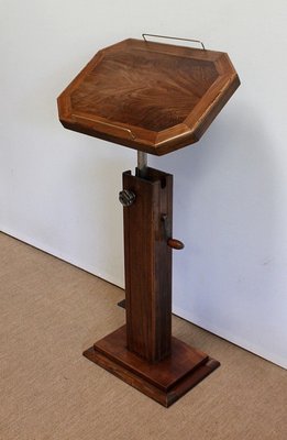 Solid Walnut Lectern, 1940s-RVK-1000065