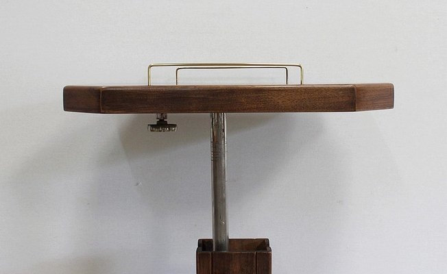 Solid Walnut Lectern, 1940s-RVK-1000065