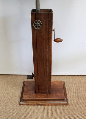 Solid Walnut Lectern, 1940s-RVK-1000065