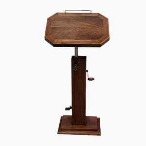 Solid Walnut Lectern, 1940s-RVK-1000065