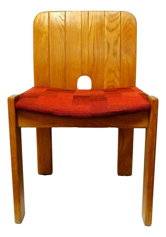 Solid Wood Side Chair with Sling Seat from Gavina, 1970s