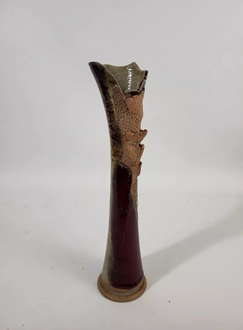 Soliflore Vase from Didier Potelune, La Borne, 1990s